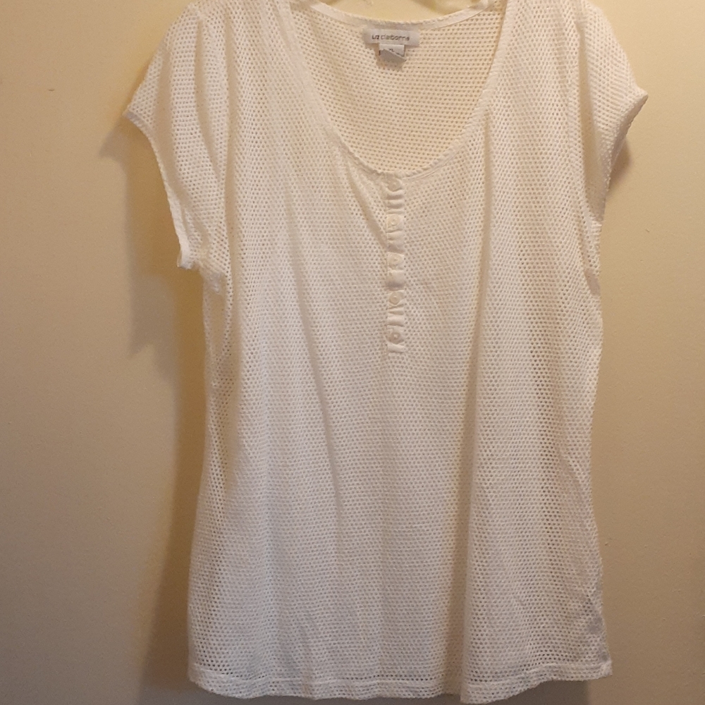 White laser cut top
